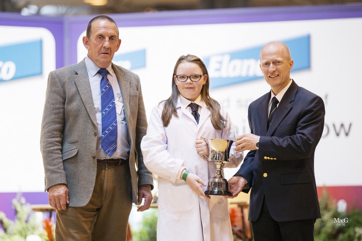 Ellie Knox won the Cockerington Trophy in the junior section
