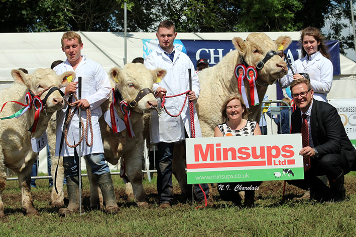 Minsups Male Champions with Apryl Biddle (MD Minsups) and Chris Currie (Judge)